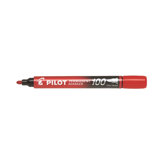 Alkoholos marker PILOT 100 kerek piros