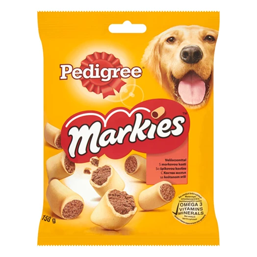 Állateledel jutalomfalat PEDIGREE Markies kutyáknak 150g