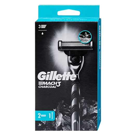 Borotva GILLETTE Mach3 Charcoal + 1 betét