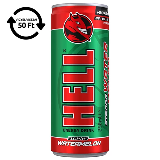 Energiaital HELL Strong Watermelon 0,25L DRS