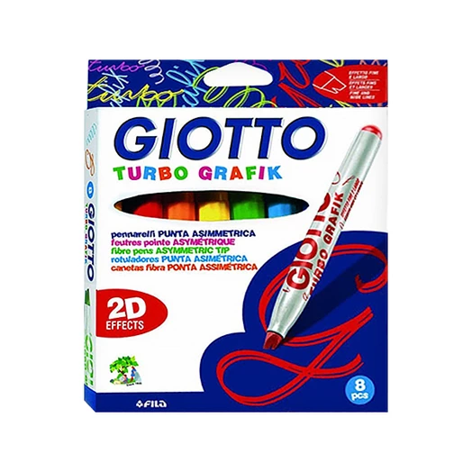 Filctoll GIOTTO Turbo Grafik  2 dimenziós 8db-os készlet