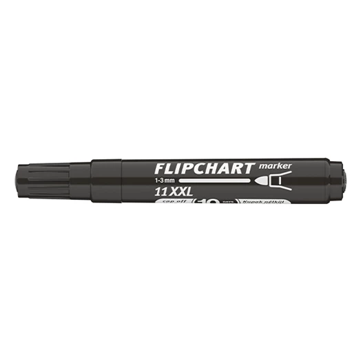 Flipchart marker ICO Artip 11 XXL kerek fekete 1-3mm