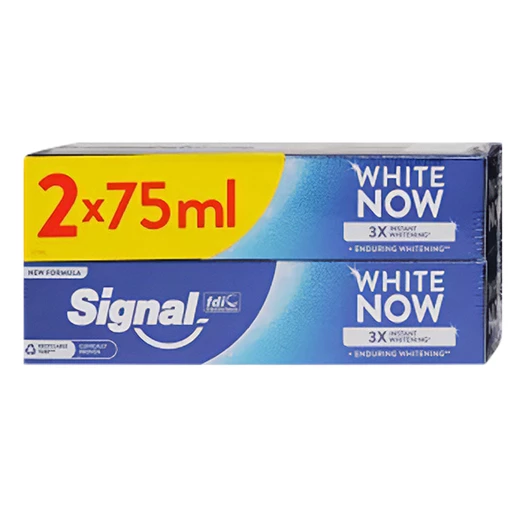 Fogkrém SIGNAL White Now Original Duo 75ml