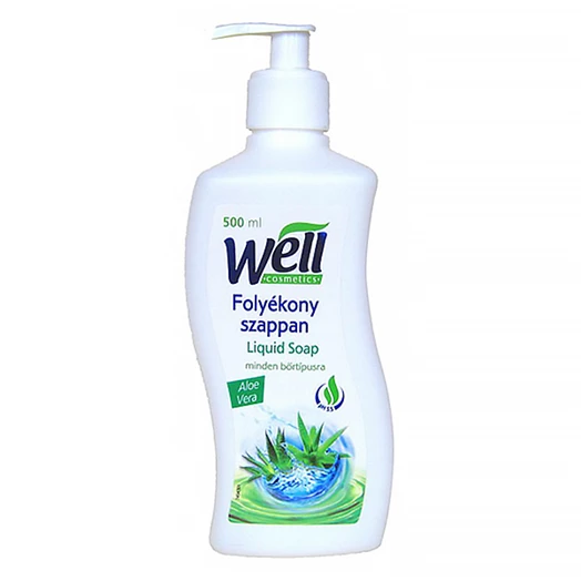 Folyékony szappan pumpás WELL aloe vera 500 ml