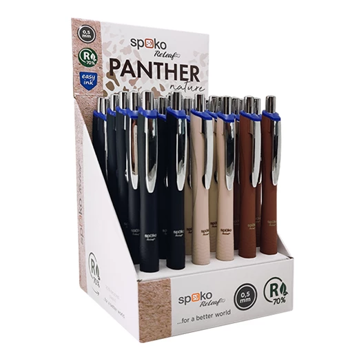 Golyóstoll SPOKO 0161 ReLeaf Panther Nature vegyes színekben