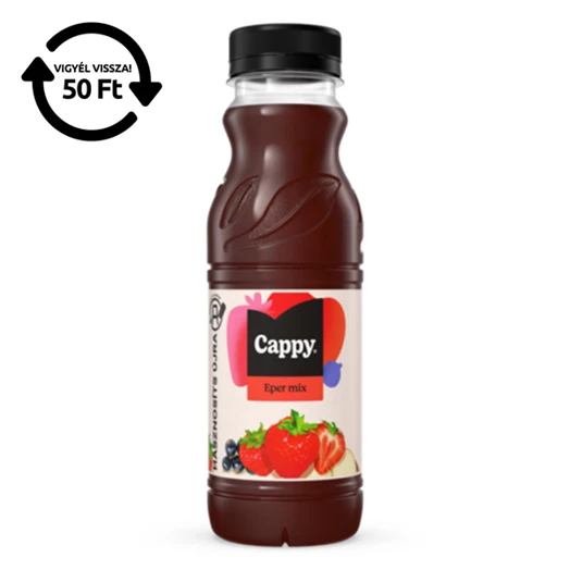 Gyümölcslé CAPPY Eper mix 35%-os 0,33L DRS