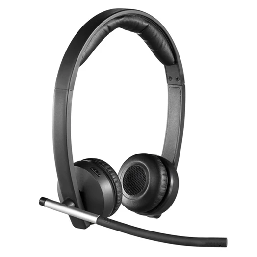 Headset vezeték nélküli LOGITECH H820E Dual 2,4 Ghz/USB fekete