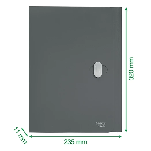 Iratvédő mappa LEITZ Recycle A/4 11mm PP sárga