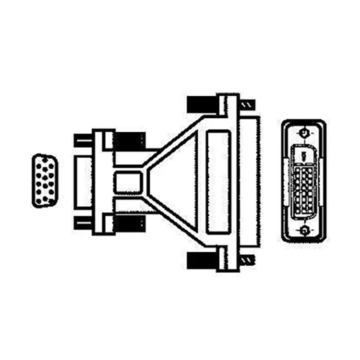 Kábel elosztó HAMA DVI/HDD