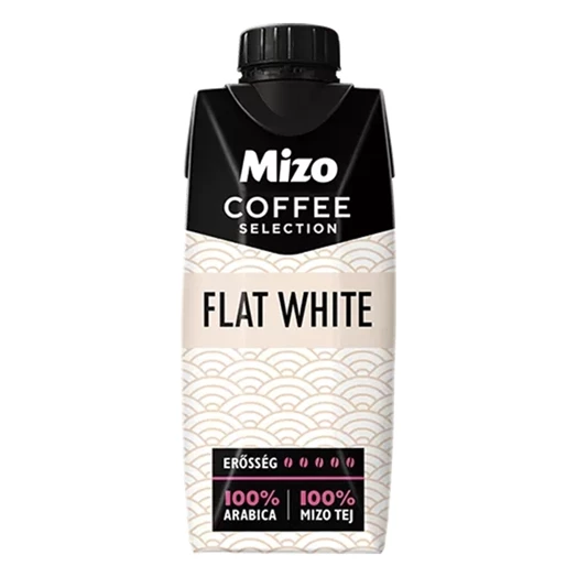 Kávés tej MIZO Coffe Selection Flat White UHT 0,25L