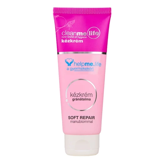 Kézkrém CLEANME.LIFE soft repair gránátalma 75 ml