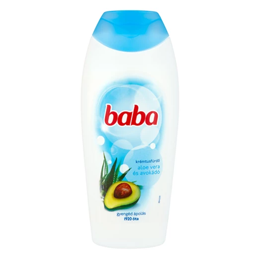 Krémtusfürdő BABA Aloe vera és avokádó illatú 400 ml