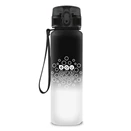 Kulacs ARS UNA műanyag matt BPA-mentes ombre 600 ml Black & White