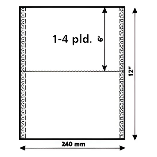 Leporelló STARPRINT 240/2 példány VR2-24/6" 900 garnitúra/doboz