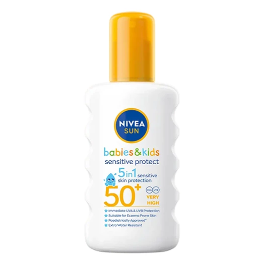 Naptej NIVEA Sensitive KSPF50+ Kids 200ml