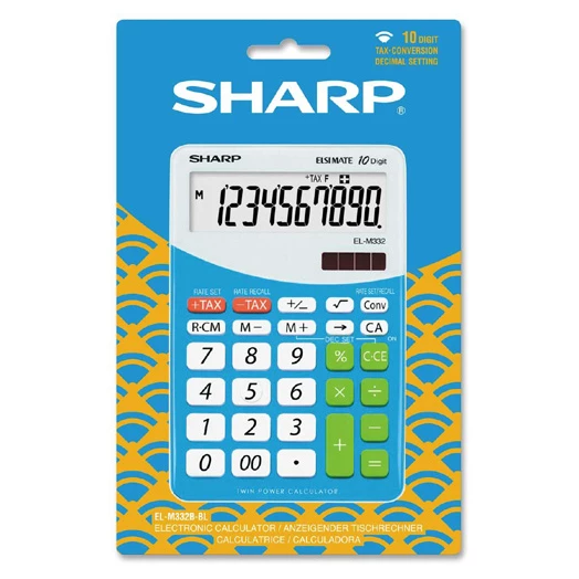 Számológép asztali SHARP EL-M332 10 digit kék