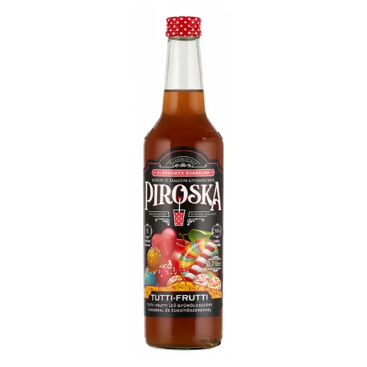 Szörp PIROSKA tutti-frutti üveges 0,7L