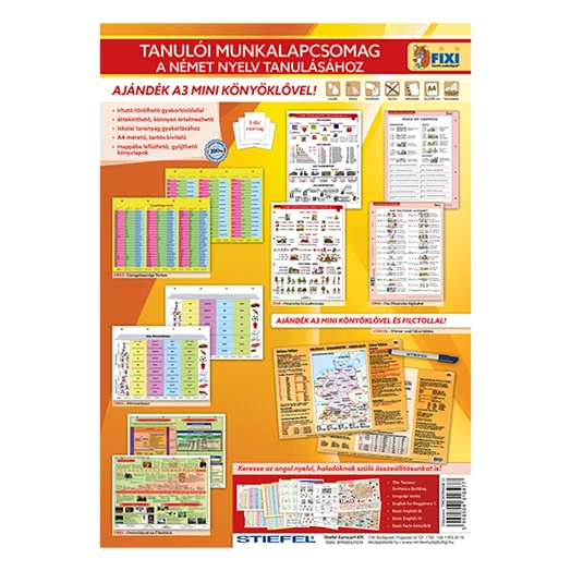 Tanulói munkalap csomag STIEFEL Német