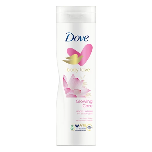 Testápoló DOVE Glowing Care 250ml