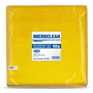 Törlőkendő mikroszálas BONUS microCLEAN HoReCa HACCP 40x40 cm sárga 10 db/csomag