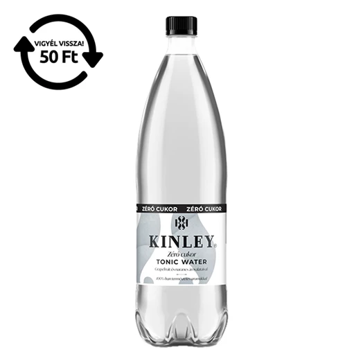 Üdítőital szénsavas KINLEY Tonic Zero 1,5L DRS