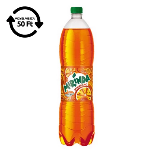 Üdítőital szénsavas MIRINDA Zero 1,5L DRS