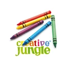 Zsírkréta CREATIVE JUNGLE kerek hegyezett 12 színű